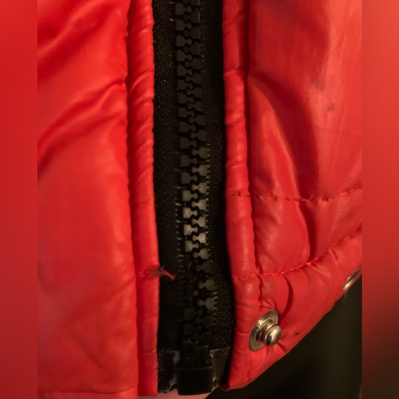 Orange Puffer Jacket - Picture 4 of 9